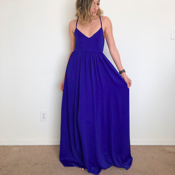 J. Crew Dresses & Skirts - J Crew Royal Blue Long Formal Dress